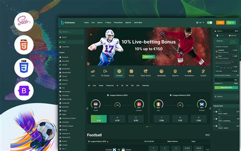 sports betting website template